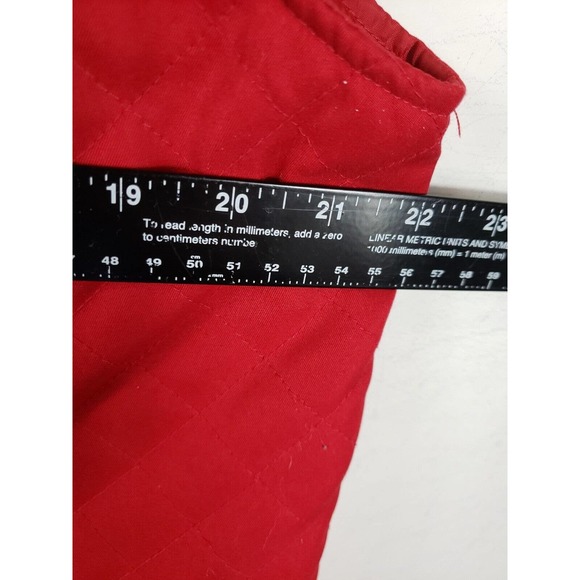 Drapers & Damons Vest Women's sz Lg red quilted lightweight Vintage - Picture 5 of 8